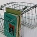 Vintage wire bicycle basket, wire, two sided, rear bike basket