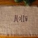 Embroidered Burlap Placemats buy one or one for the whole family