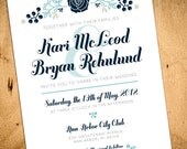 Floral Wedding Invitation