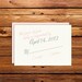 Vintage Calligraphy Script Wedding Invitation