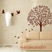 Wall Decals,wall stickers,tree,white,kids - Autum tree 80" tall