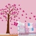 Vinyl Wall Decals Wall stickers Butterflies tree for bayby nursery