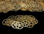 20x - LARGE 1 Inch (25mm) Brass Gears