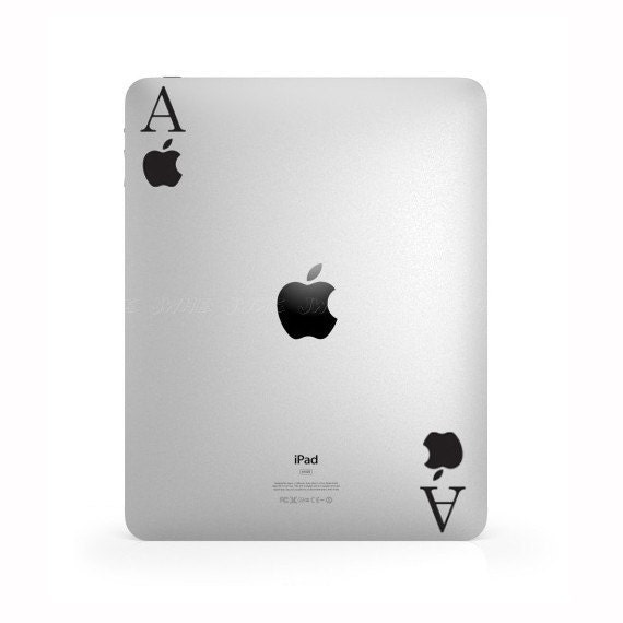 Poker iPad Sticker Decal Art Vinyl For Apple iPad iPad2 iPad3 The New iPad  J062
