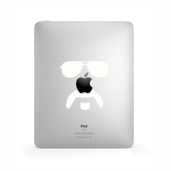 The New iPad Stickers iPad Stickers iPad2 Stickers iPad Stickers White J124