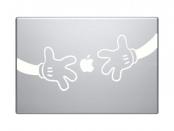 Hand Macbook Air Skin Decal Macbook Air/Pro 11" 13" 15" 17" Sticker Mac Skin Art Vinyl For Macbook  Air Pro / iPad White J155