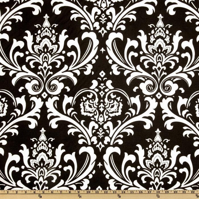 Photography Backdrop 6ft Black & White Damask