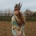 Custom feather headband