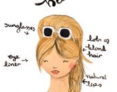 Style Icon Brigitte Bardot A5 Archival Art Print