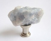 Natural Blue Calcite Crystal Gemstone Rock Knobs