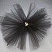 Black Tulle Butterfly Bow Fascinator Hair Comb Bridesmaid Gift Wedding Bachelorette Party Favor