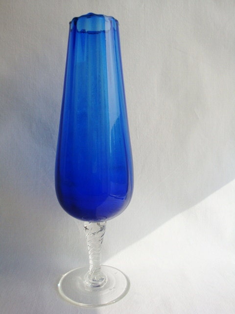 Hand Blown Blue