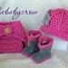 Crochet Baby Fireman Helmet, Boots and Diaper Cover Set - Fireman Hat, Fireman Booties, Fireman Diaper Cover - Made to Order