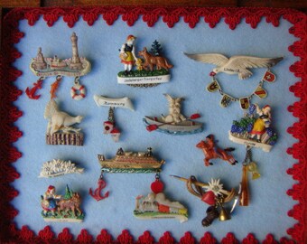 Iconic Celluloid Pin Collection