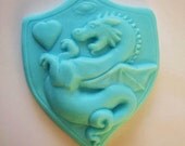 Cute Dragon Shield Soap by Sandra Lira