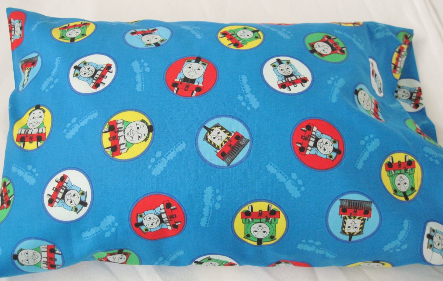 Pillowcase - Toddler Child Travel Size - Thomas the Tank Engine - Percy Train