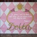 CUSTOM Baby Nursery Name Canvas