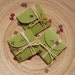Mini green envelopes - set of 8