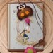 Big brown owl felt bookmark