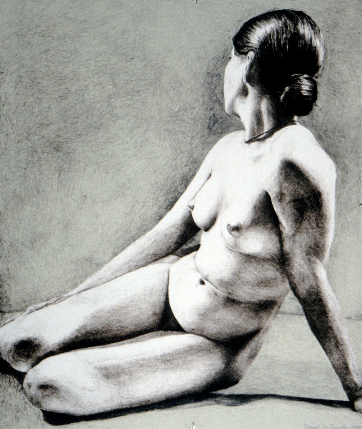Nude Figure Study Lithograph by Nicole Marie Smith