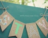 STAY burlap banner