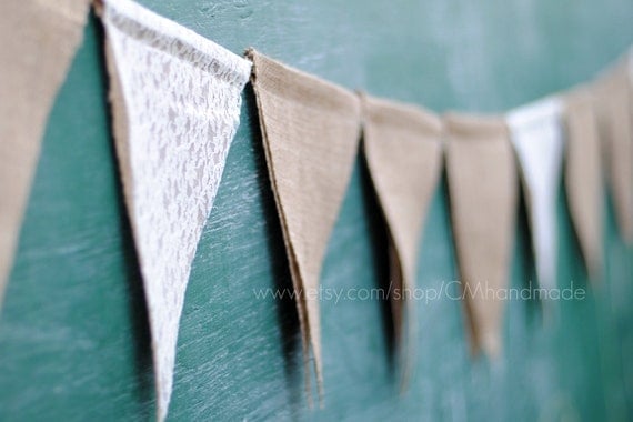 BURLAP & LACE banner
