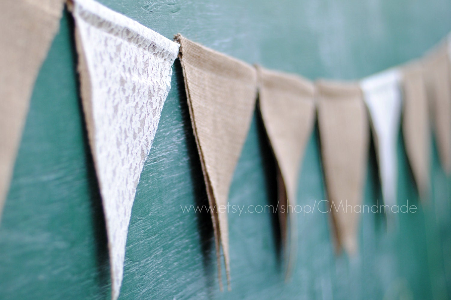 BURLAP & LACE banner