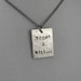 TODAY I WILL Necklace - Running Jewelry - Inspirational and Motivational Necklace on 18 inch gunmetal chain - Inspire Gifts