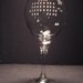 Galaga Atari inspired Wine Glass Engraved Glass