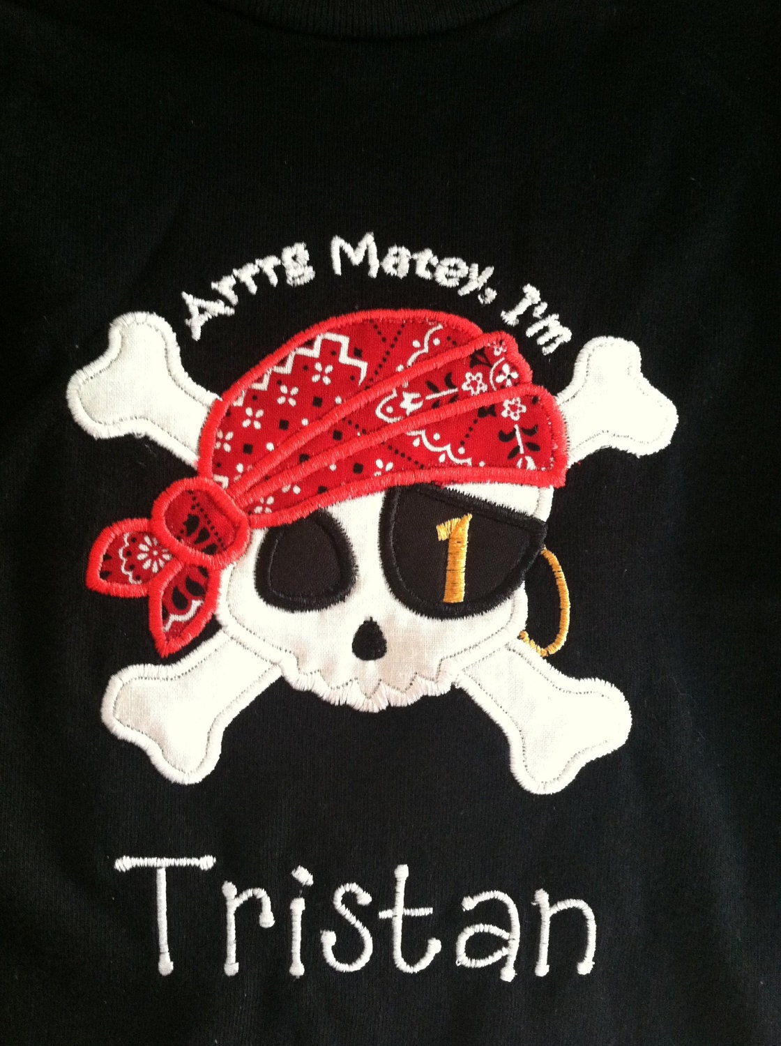 Personalized Pirate Party Shirt