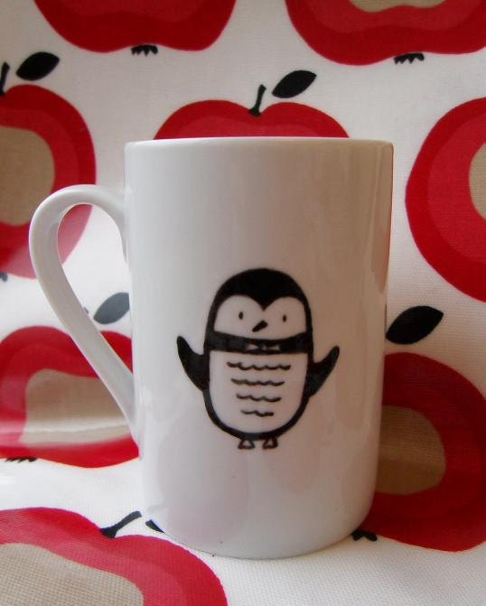 Penguin mug by MrTeacup