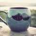 Mr Teacup's big moustache hug mug in BEIGE