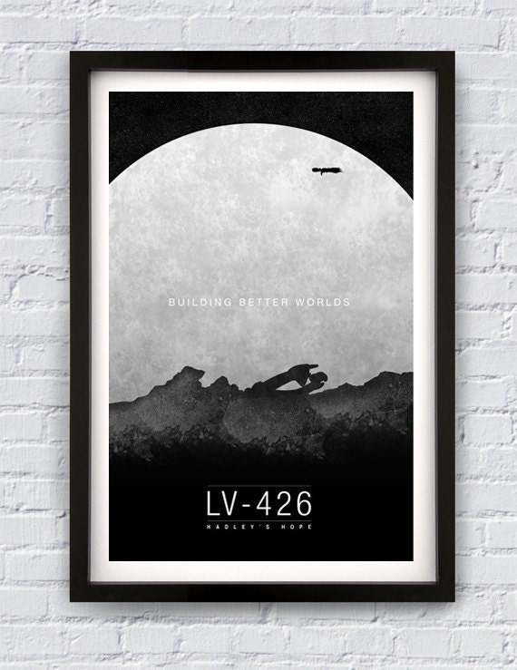 Aliens Movie Travel Poster Print 11X17"