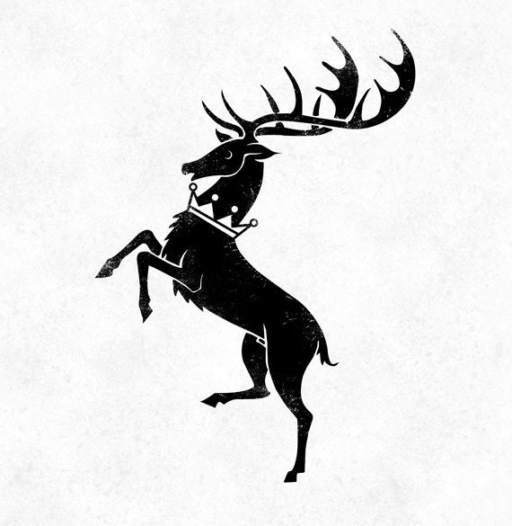 Game of Thrones - House Baratheon print 11X17"