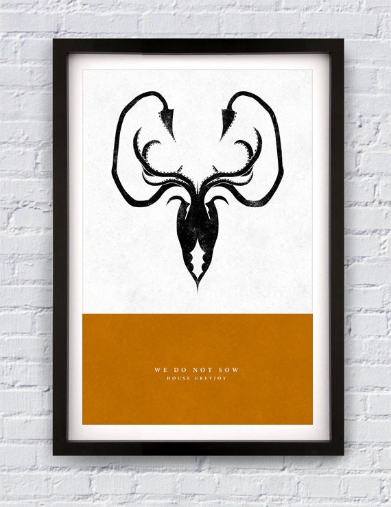Game of Thrones - House Greyjoy print 11X17"