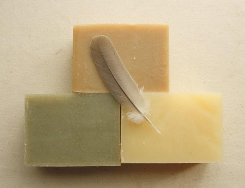 Choose Any 3 Bars of Soap // Gift, Handmade Soap, All Natural Soap, Vegan Soap, Cold Process Soap,