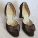 50s Shoes 1950s Bow Heels High Heels