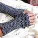 Lacey Crochet Fingerless Gloves Wristwarmers - PDF PATTERN