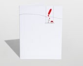 Graffiti-Valentines Day Card, Stickman Heart Card, Love, Friendship, Romance, anniversary, Birthday Card