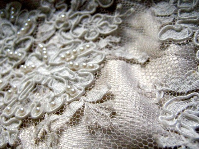RESERVED for CATANDGLOVE-Upcycled Vintage Wedding Dress