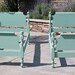 2 Vintage Twin Beds Painted and Distressed in Beach Glass By Foo Foo La La