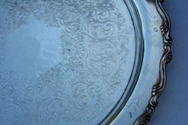 Vintage Silver Tray