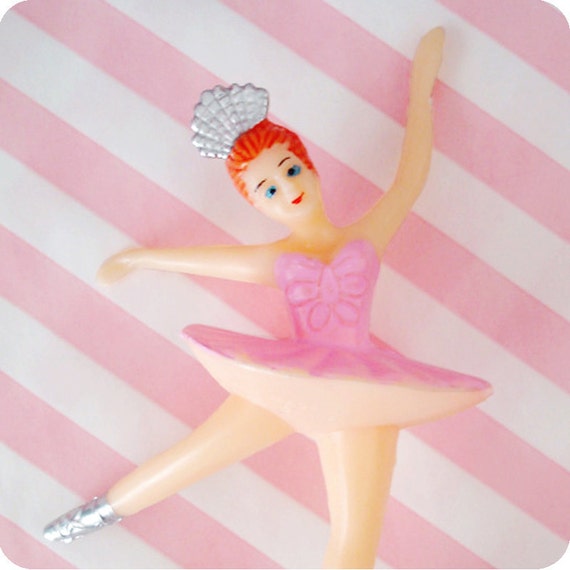 Large Pink Ballerina Cake Topper Il_570xn