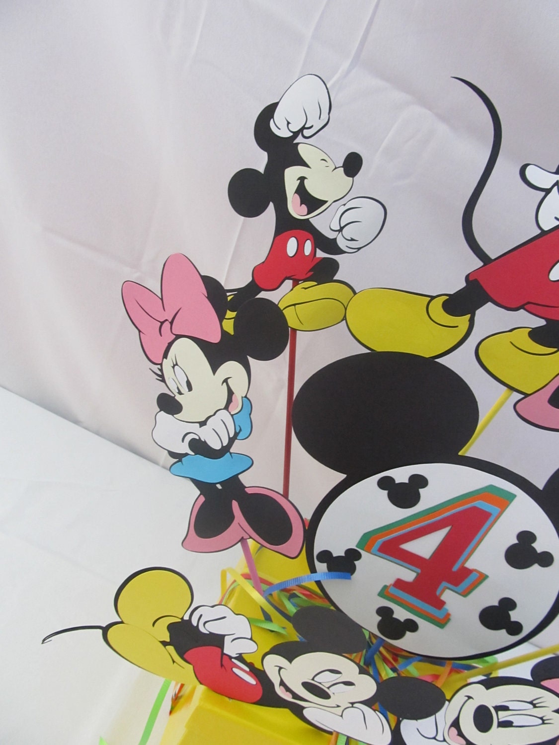 Mickey & Minnie Mouse Centerpice 9 pieces