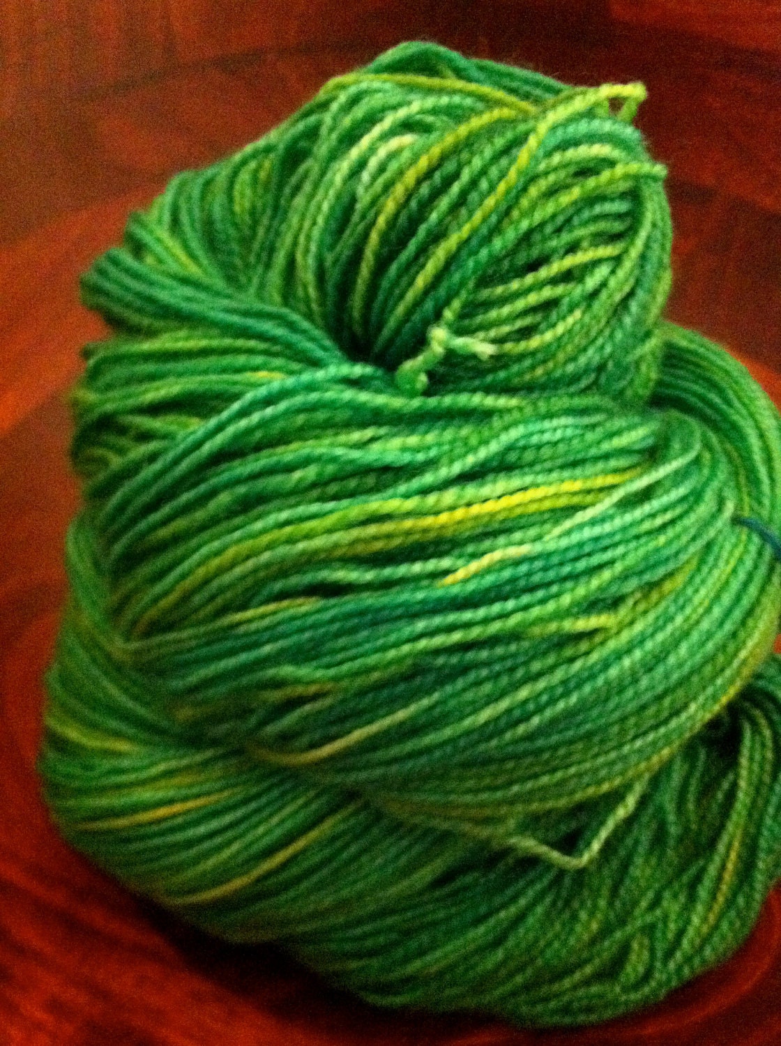 Jade Hair Pin (Sherlock Line) - Fingering Weight Yarn (Superwash Merino Wool)