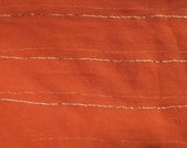 Orange Chiffon Sheer Fabric- 1 yard