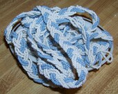 Vintage 1970's Braided Beaded Long Skinny Belt for Destash