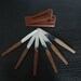 Vintage Cheese Knives Set Danish Style Design 1960s