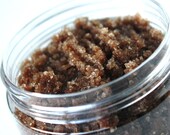Sugar Scrub - Chocolate Body Polish . Made with Vegan Cane Sugar . All Natural . Unscented