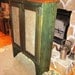 Hand Crafted Primitive Style Solid Pine Pie Safe w/ Punched Tin Door Inserts